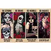(Big Size)Beautiful Skull-Paint by Numbers Acrylic Painting 60*40cm