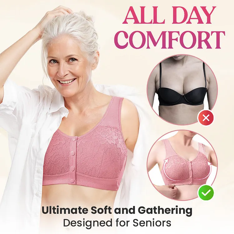 Comodo reggiseno modellante senza fili con chiusura frontale