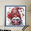 Rose Gnome - 11CT Stamped Cross Stitch - 45*45cm