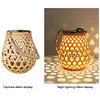 Solar Lantern Outdoor Hanging Lantern Light IP44 Waterproof with Handle for Yard
