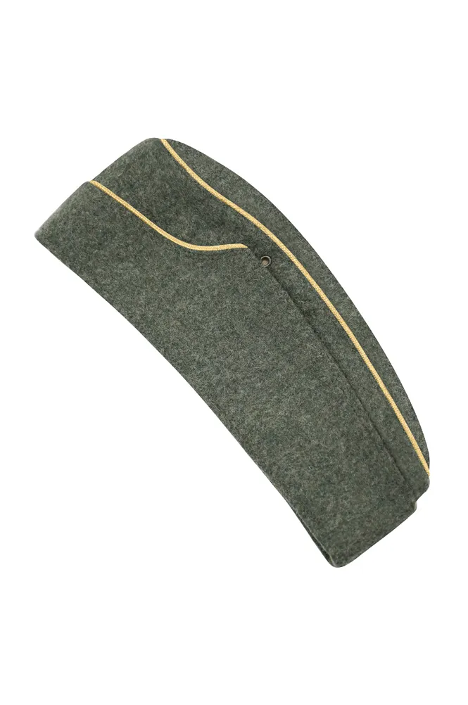   Wehrmacht Elite M1938 Field Grey Wool Overseas Cap German-Uniform