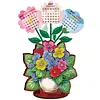 2026&2027 DIY Double Sided Drills Calendar Craft Art Kit Wooden Diamond Painting Calendar Set