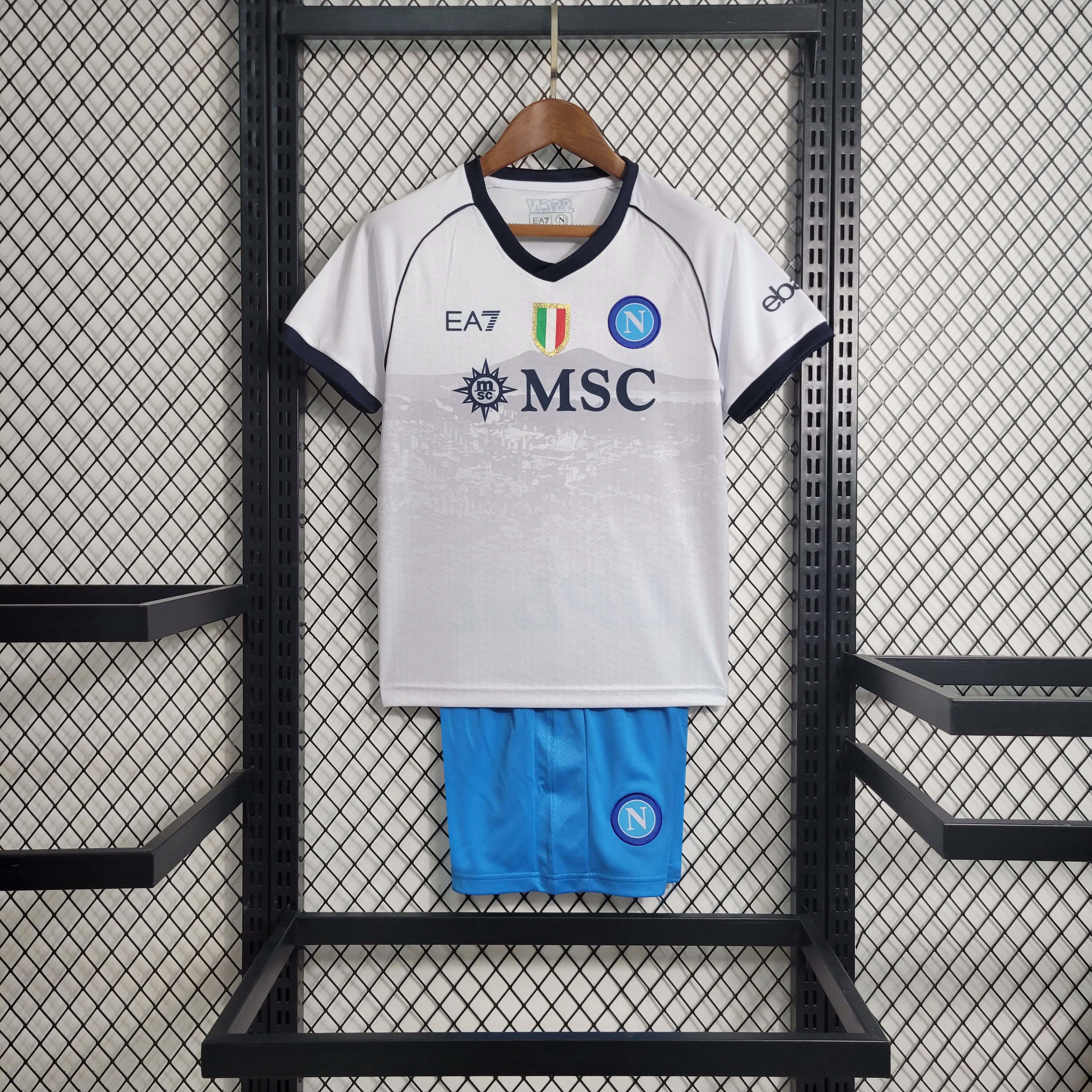 2023-2024 kids Napoli awayFootball Shirt 1:1 Thai Quality