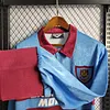 1995-1996 Retro Long sleeve West Ham United Away Football Shirt 1:1 Thai Quality
