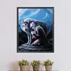 Wolf Girl - Round AB Drills Diamond Painting(45x35cm)