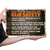 Gun Safety - Vintage Metal Signs - 20*30cm/30*40cm - Western