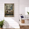 (Big Size)Bath Cat - 11CT Stamped Cross Stitch - 40*60cm
