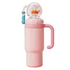24oz Stainless Steel Whale Fountain Tumbler Perfect for Kids Teens and Adults