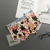 Men's Ice Silk Sexy Breathable Printed Boxer Briefs