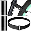 10 Pieces Bike Rack Straps Reusable Adjustable Bicycle Wheel Stabilizer Straps