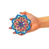 6Pcs/set Diamond Painting Mandala Coaster Cup Cushion with Rack Cup Pad Decor