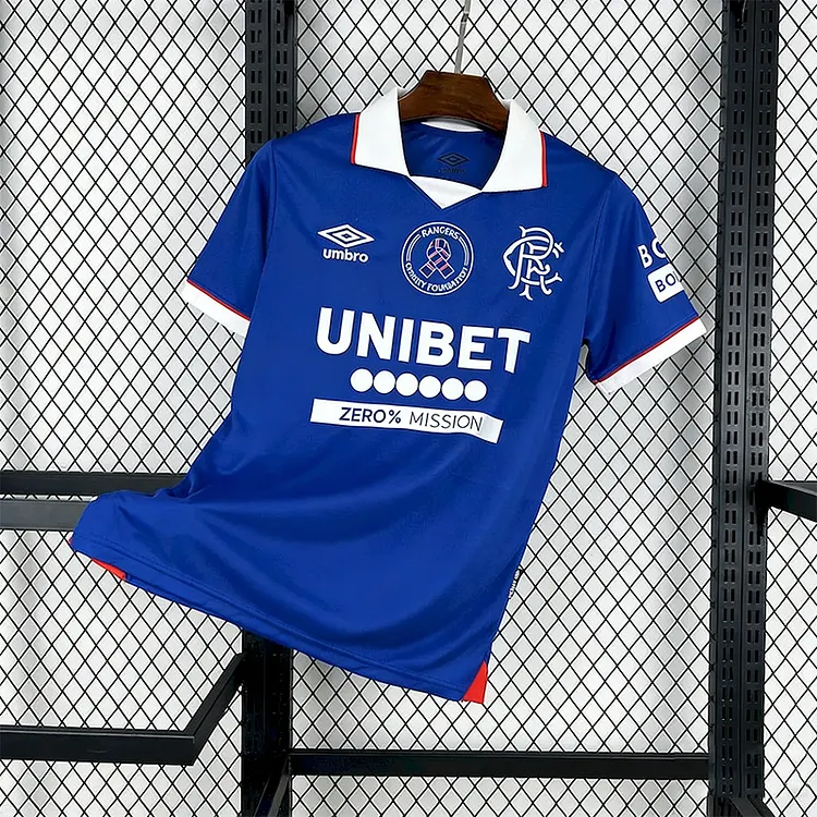 【S~4XL】Rangers 25/26 Charity Foundation Commemorative Home Jersey