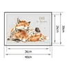 (Counted/Stamped) 11CT Fox - Cross Stitch 40*30cm/15.75*11.81in