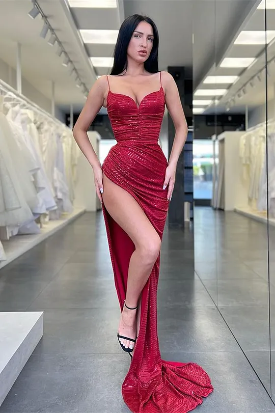 slim fit dress slacks Stella Couture 22043 Prom Glitter Long Formal Dress main image 1