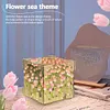 Tulip Night Light Handmade DIY Magic Cube Tulips Flower Table Lamp and Mirror Home decor Gift
