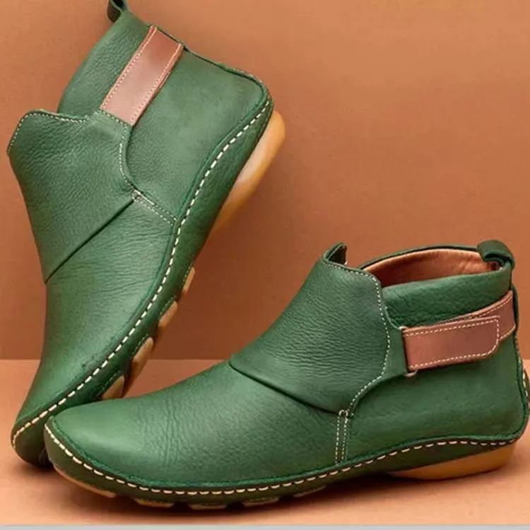 Yyvonne Large-Size Women's Boots 2025 Autumn And Winter Short-Clinity Velo Sticker Women's Boots Low And Martin Boots