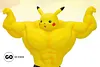 Muscle Show Series Pikachu, Charmander, Squirtle & Bulbasaur - Pokemon Resin Statue - GO Studios [In Stock]