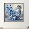 Belle jupe fille-ronde drill diamond painting-40*40cm