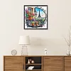 The Gardens Of The Eiffel Tower-Partial Special Shaped Diamond Painting 30*30CM