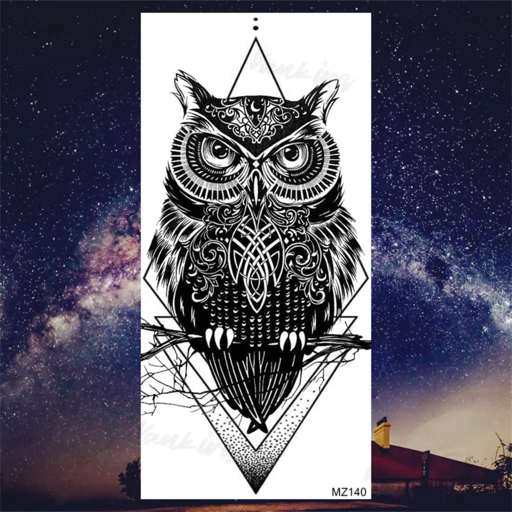 Sdrawing Lion Knight Temporary Tattoos For Men Adults Realistic Tiger Skeleton Fake Tattoo Sticker Arm Water Transfer Tatoos 3D