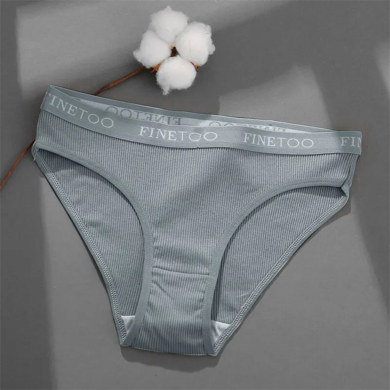 Billionm Cotton Thread Panties for Women Low Waist Sexy Briefs Female Underpants Solid Color Underwear Women's Intimates Lingerie