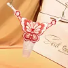 Original Design Butterfly Embroidered Silk Adjustable Plus Size Thong