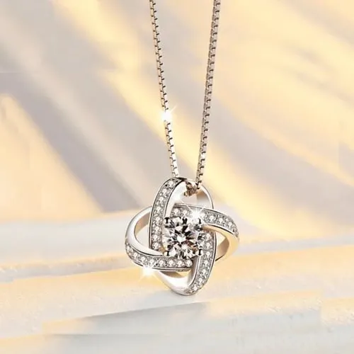 Last Day 49% OFF - A Gift your Daughter will always Remember- Love Knot Pendant