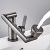 Robotic Arm Universal Faucet Stainless Steel Rotating Nozzle - Four Modes, Sink Bathroom Hot And Cold Water Household Faucet