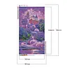 >SALE<Purple Lavender Manor 5D DIY Diamond Painting Kits Full Round Drill Art (A6049)