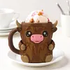 Cute Penguin Cow Leak Proo Ice Cream Pint Containers for Gathering Party Picnic