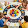 12/20 Pack Colorful Easter Egg Fillers Presents for Girls Boys Kids Toddlers