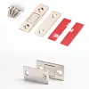 Aimant Porte Placard Ultra Mince Loquet Magnetique en Acier Inoxydable
