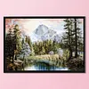 11CT Counted/Stamped Mountain water-Cross Stitch 40*50cm