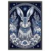 (US Local)Rabbit -11CT Stamped Cross Stitch Kit(40x60cm)