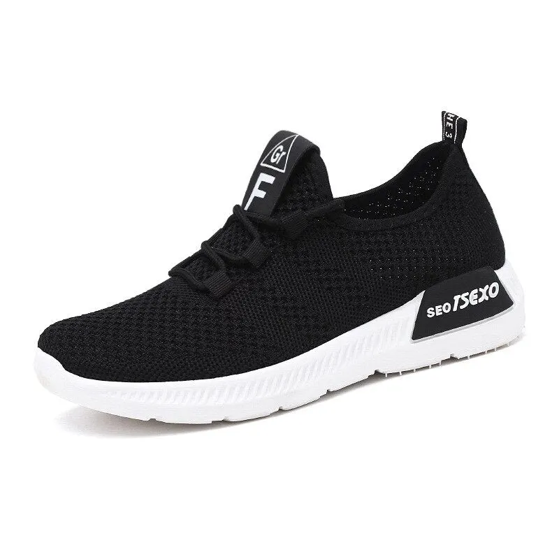 Women Casual Shoes Breathable Fashion Walking Lady Lace Up Flat Shoes White Sneakers Spring Women 2021 Tenis Feminino Footwear