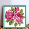 Flower -14CT Stamped Cross Stitch Kit(17*17cm)