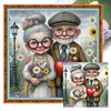 (Multi-Style) Old Couple-11CT Stamped Cross Stitch 40*40cm/15.75*15.75in