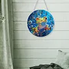 (US Local)Acrylic Special Shape Frog 5D Diamond Painting Clock Art Craft for Home Decor Craft Kit
