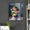【Limited Stock Sale】Lily Girl-Paint by Numbers Acrylic Painting 40*50CM