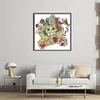 Summer of Stamps -14CT Stamped Cross Stitch Kit(19*19cm)