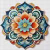 Colorful Mandala Pattern-11CT Stamped Cross Stitch 40*40cm/15.75*15.75in