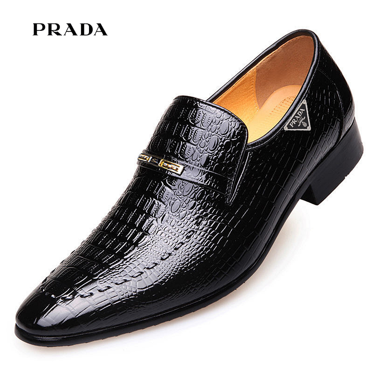 Prada 2024 f&eacute;rfi krokodilbőr cipő