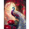 (US Local)Peacock-Full Round Diamond Painting