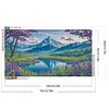 Diamond Painting-DIY Full Round Drill Mountain Peak(70*40 CM)