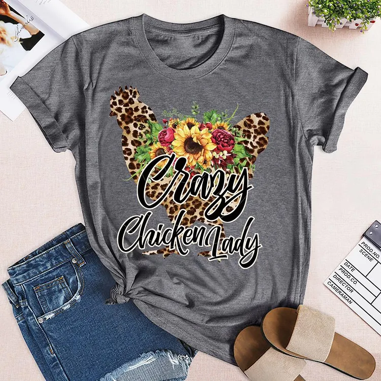 ANB - Crazy Chicken Lady Retro Tee Tee-05035