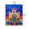 >SALE<Full Embroidery Eco-cotton Thread 11CT Printed House Cross Stitch Kit Artwork