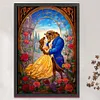 (Big Size)Beauty And The Beast - 11CT Stamped Cross Stitch 50*70cm/19.69*27.56in