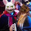 Effrayant Masque Ours Brun/Lapin Blanc Tueur pour Halloween