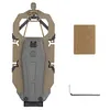 Folding Navigation Board 90 Rotating Mobile Phone Rack Outdoor Gear (Khaki)