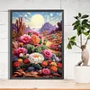 Desert Cactus Flower-Full Round Diamond Painting